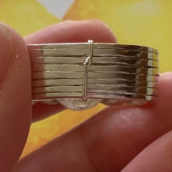 𝅺sterling SILVER 925 UNISEX PAZZLE RING SIZE US 11​ - Picture 4 of 9